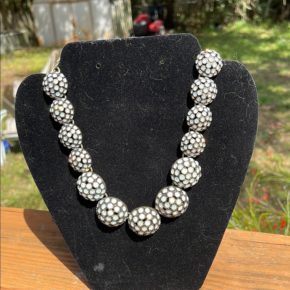 Chico's Silver Filigree Necklace